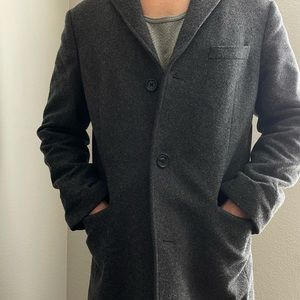 J Crew Wool Quilted Pea Coat